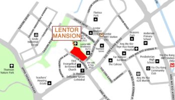 Lentor Mansion Location Map